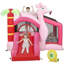 Jeu gonflable avec flamant rose, ballon de basketball et ventilateur de 370 W