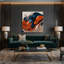 Art mural sur toile Biomorphic Abstraction 99-878601866
