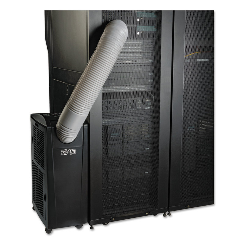 Black Portable Air Conditioning Unit with Built-in Timer
