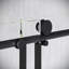 Porte de baignoire coulissante semi-sans cadre 60 po x 60 po avec quincaillerie en chrome poli 5/16 po traité CrystalTech Sebino-120911976