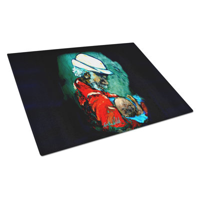 Grand Pappy and Baby Glass Cutting Board