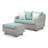 Fionnula 55'' Wide Outdoor Wicker Loveseat With Sunbrella Cushion Covers-2082314278