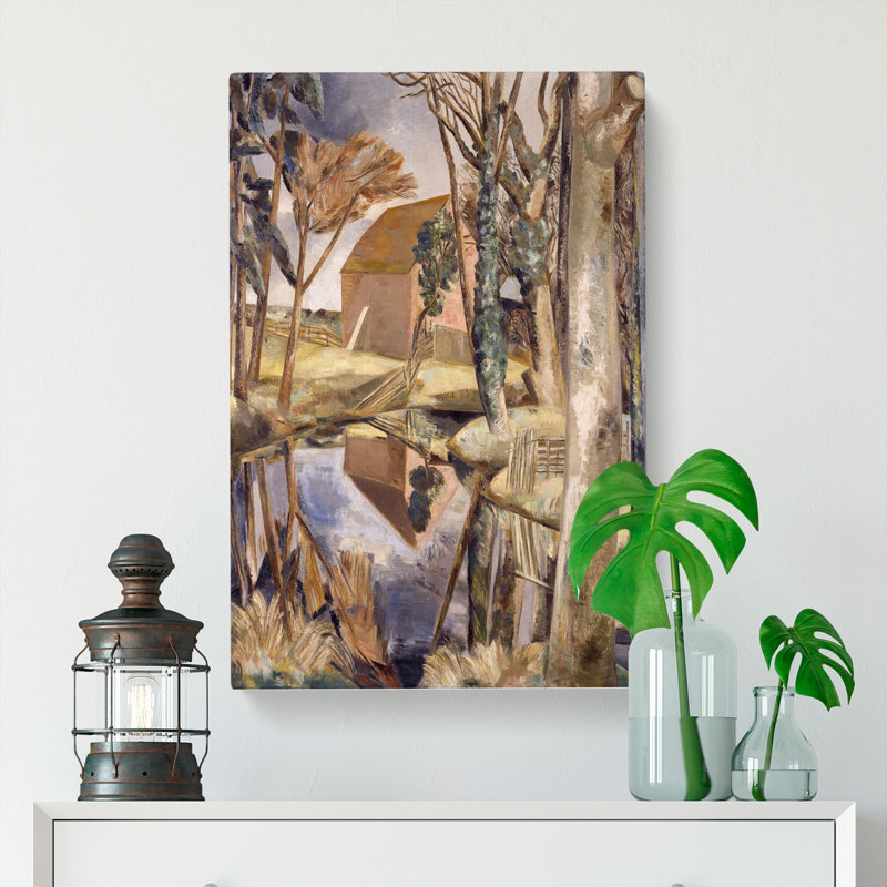 Oxenbridge Pond by - Wrapped Canvas Painting, 76cm H x 50cm W x 3cm D