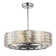 Ikeisha 29" 6-Light Fandelier in Polished Chrome with Remote Control