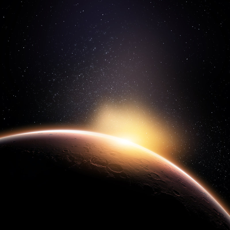Planet Mars by Themacx, 36" H x 36" W