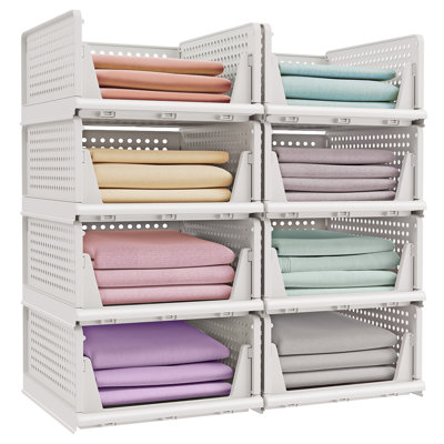 Bollitree Polyethylene Plastic Drawer Organisers