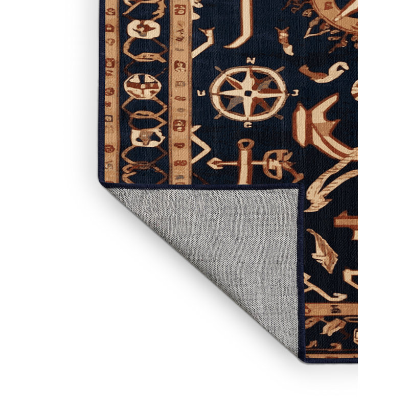 Tapis mauve lavable à la machine, Carré 5 pi