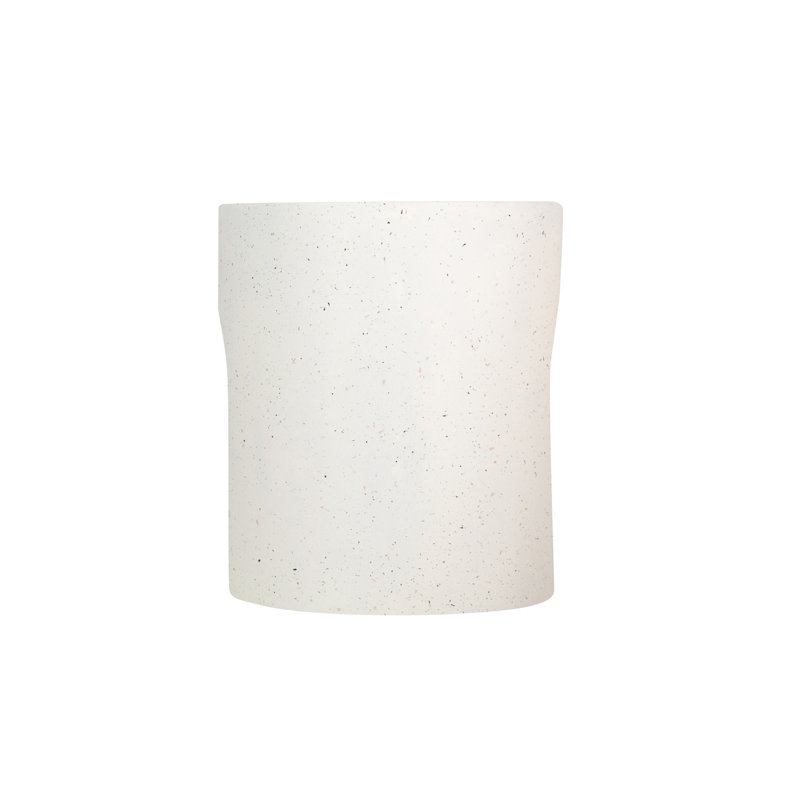 Pedestal End Table, Cream