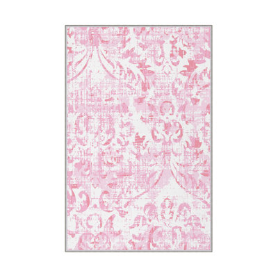 Antibacterial Hall Carpet (2.6 x 6.6 Ft) | 100% Polyester, 0.4 in Pile Height | Non-Slip PVC Dot Underside, Machine Washable | 3D Digital Printing, Durable & Stylish for Entryways, Living Rooms & More