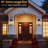 2-Light 19" Outdoor Wall Lantern, Modern Farmhouse Exterior Sconce-1815180455-1815180448