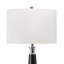 Lampe de table noire 36 "