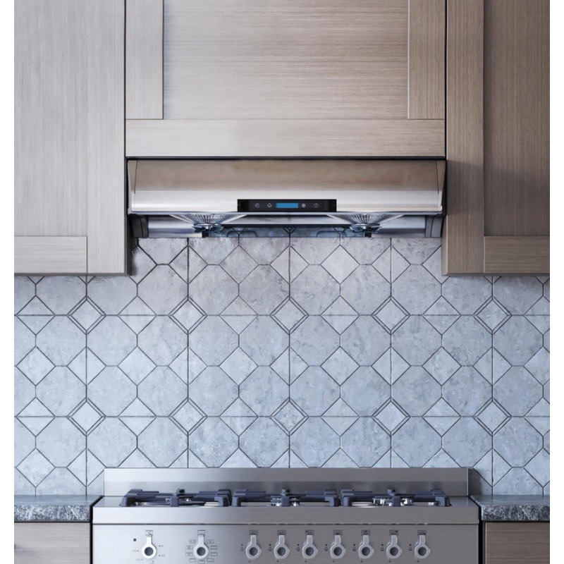 36" 550 CFM Ducted Under Cabinet Range Hood, Stainless Steel, 36"