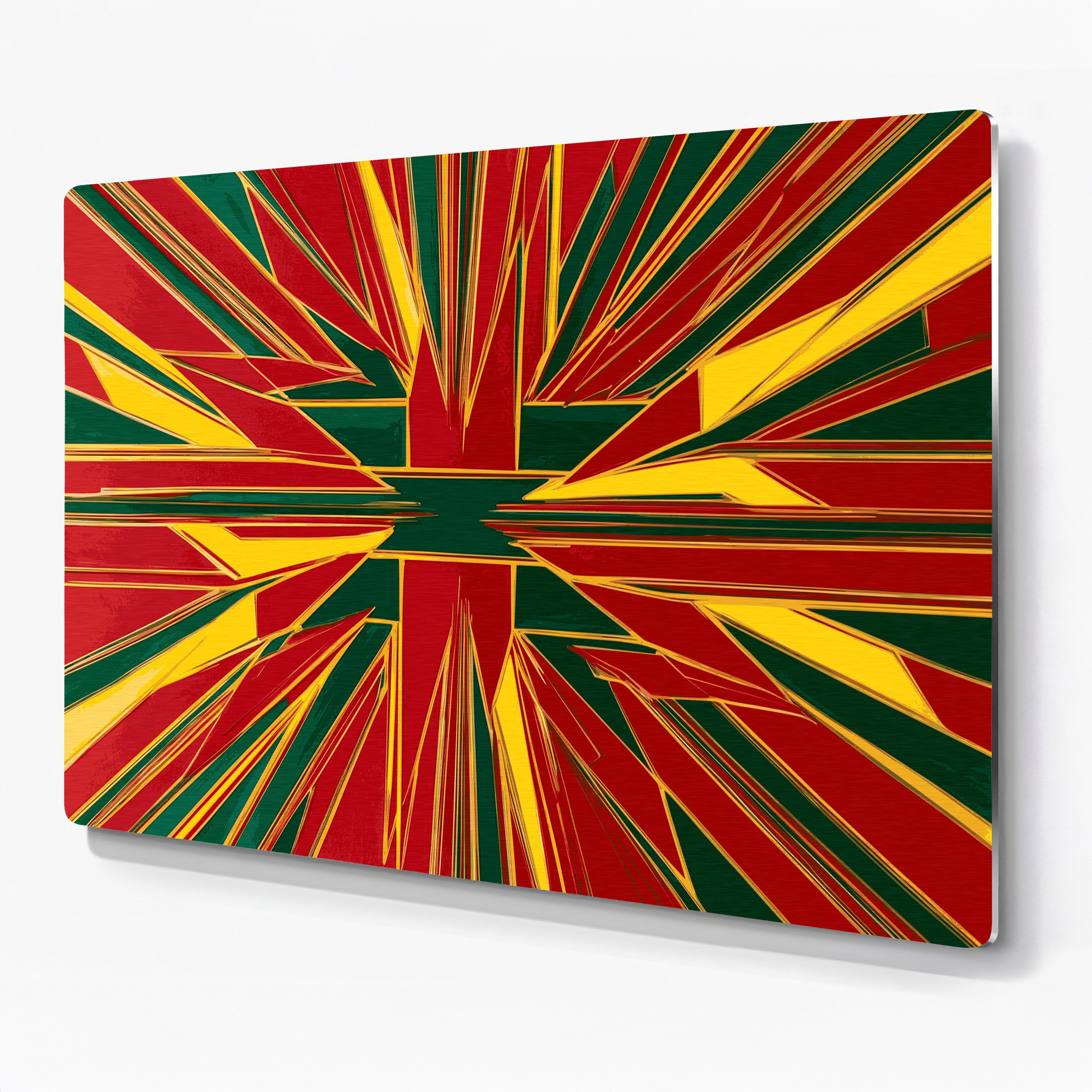 Metal R. Ellis Orren Ellis Hard Edge 4 Red Metal Wall Art - Wayfair Canada