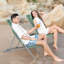 Chaise de plage inclinable Knag