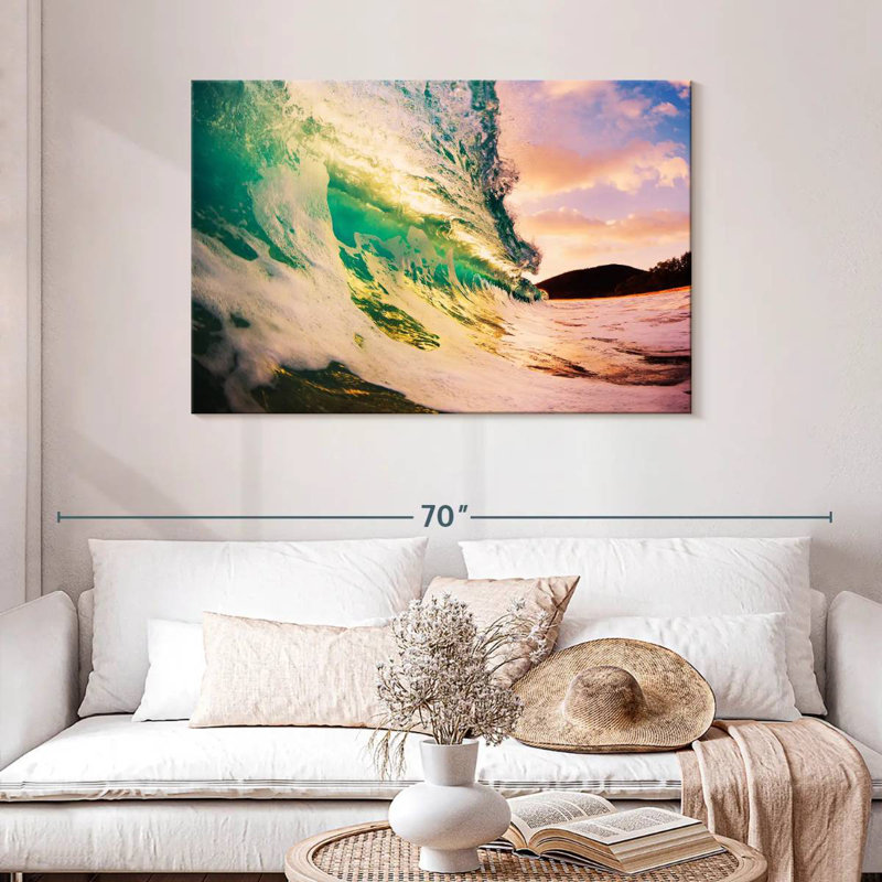 Gillard Retro Sunset Wave, H 30 po x l 45 po