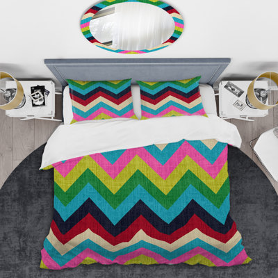 Ensemble de housse de couette en microfibre jaune / vert 3 pièces