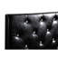 Tête de lit ajustable noire en similicuir et mousse d'une hauteur de 41 à 53 pouces facile à nettoyer