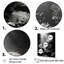 «Black and White Coastal Corals - Beach & Ocean», reproduction sur toile-95890498-95890511