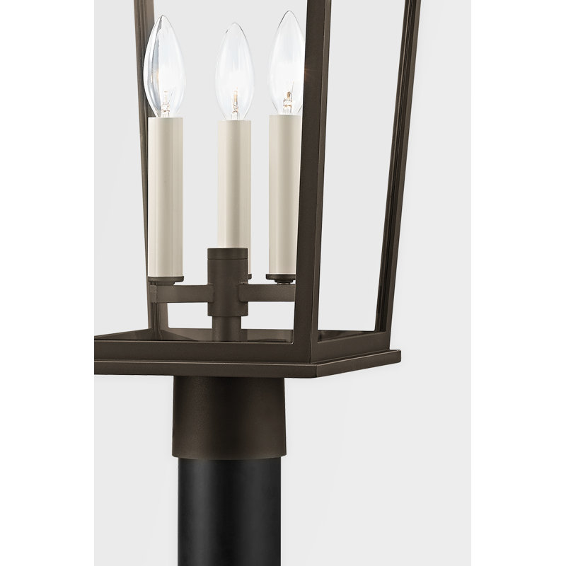 Outdoor Wall Lantern, Bronze, 23" H x 11" W x 12.25" D