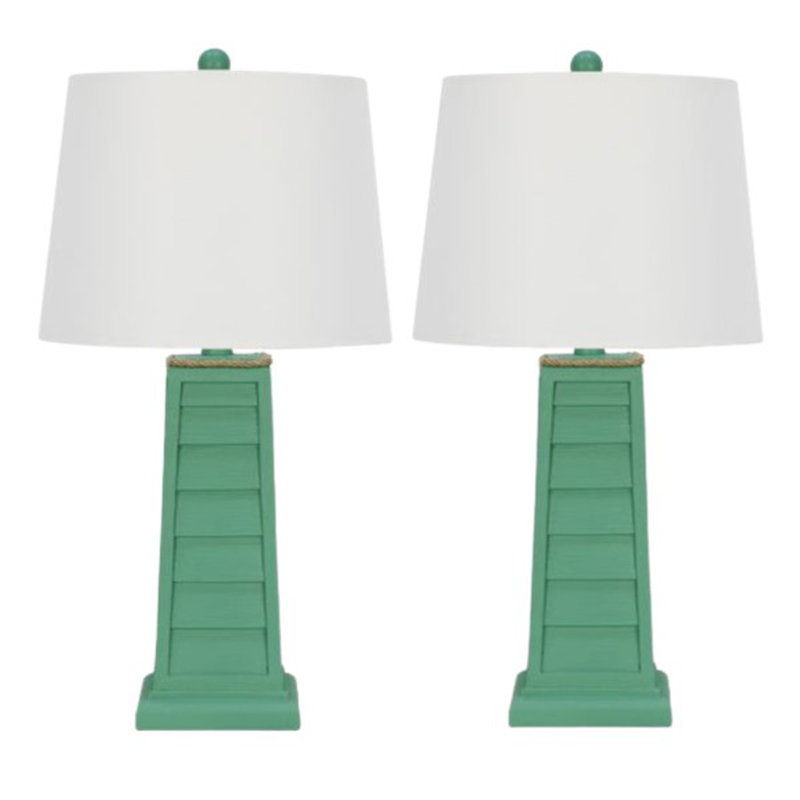 Lampe de table Emre, Vert antique