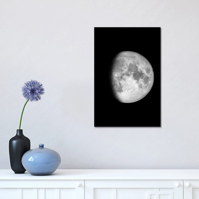 Waxing Gibbous Moon by GetYourNerdOn - Wrapped Canvas Print