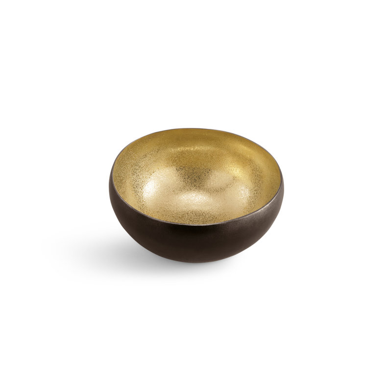 Pebble Gold Stainless Steel Rice Bowl