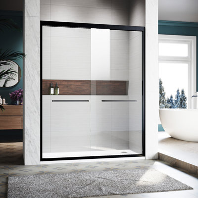 Sliding Shower Glass Door 50-54 In. W X 72 In. H