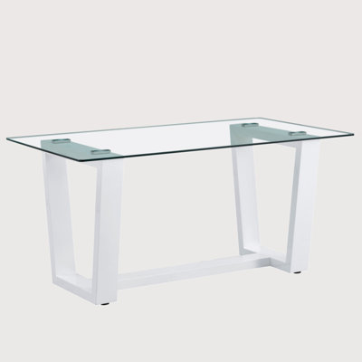 Glass Top Dining Table