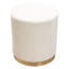 Repose-pieds rond standard en velours Pantilimon-80690449