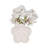 Stoneware Ceramic Vase Flower Shape Contemporary Decorative Accent Sculptural Floral Design Modern Home Decor Display Piece