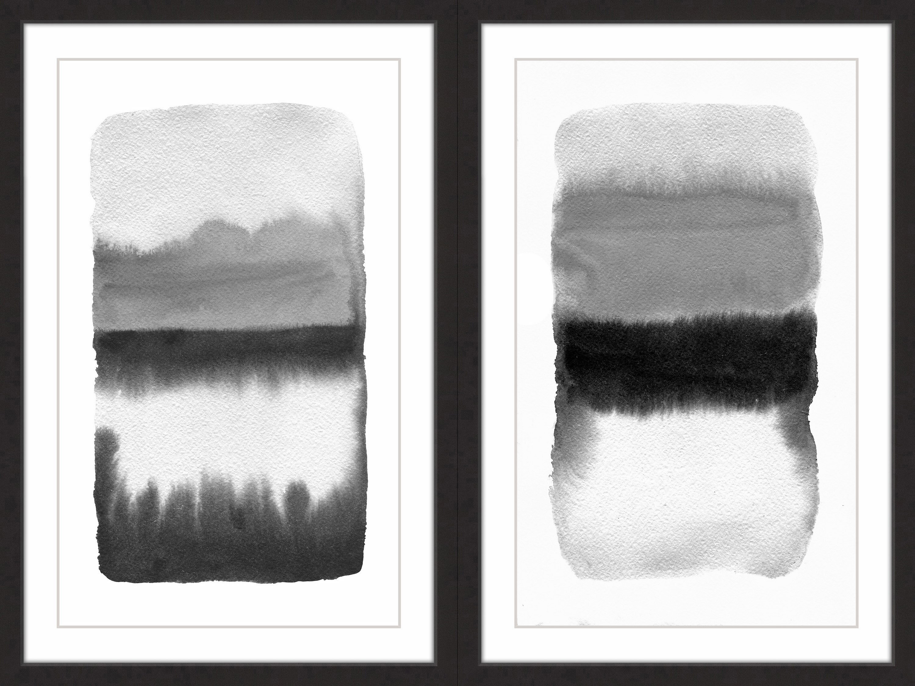 17 Stories Transitions Diptych Framed On Paper 2 Pieces Set & Reviews ...