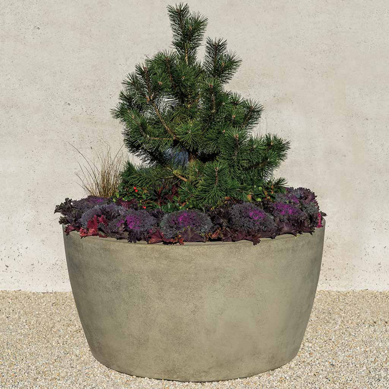 Pot de fleurs en pierre Perkinson, Brownstone