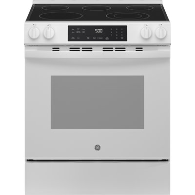 GE® ENERGY STAR® 30" Slide-In Electric Range with Crisp Mode