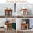 Ebern Designs 12'' Teak Shower Stool For Shaving Legs, Corner Shower Stool For Inside Shower, Waterproof Teak Shower Bench For Bathroom, Small Wood Shower Stool For Foot Rest, Indoor Or Outdoor Use
