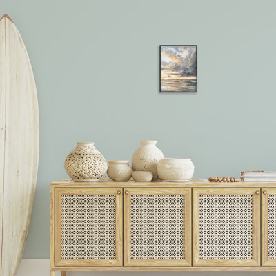  «Moody Sea Cloudy View», estampe numérique par Petal Prints Design