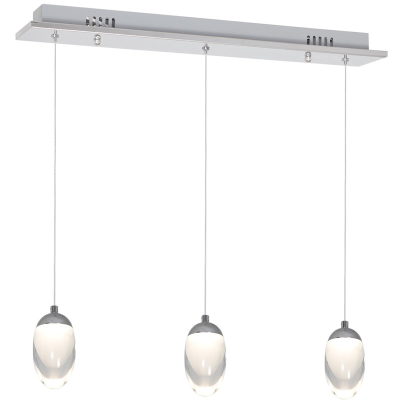 Henjes 3 - Light Grey LED Kitchen Island Pendant