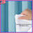 Blue Vertical Stripes Comforter-124174322
