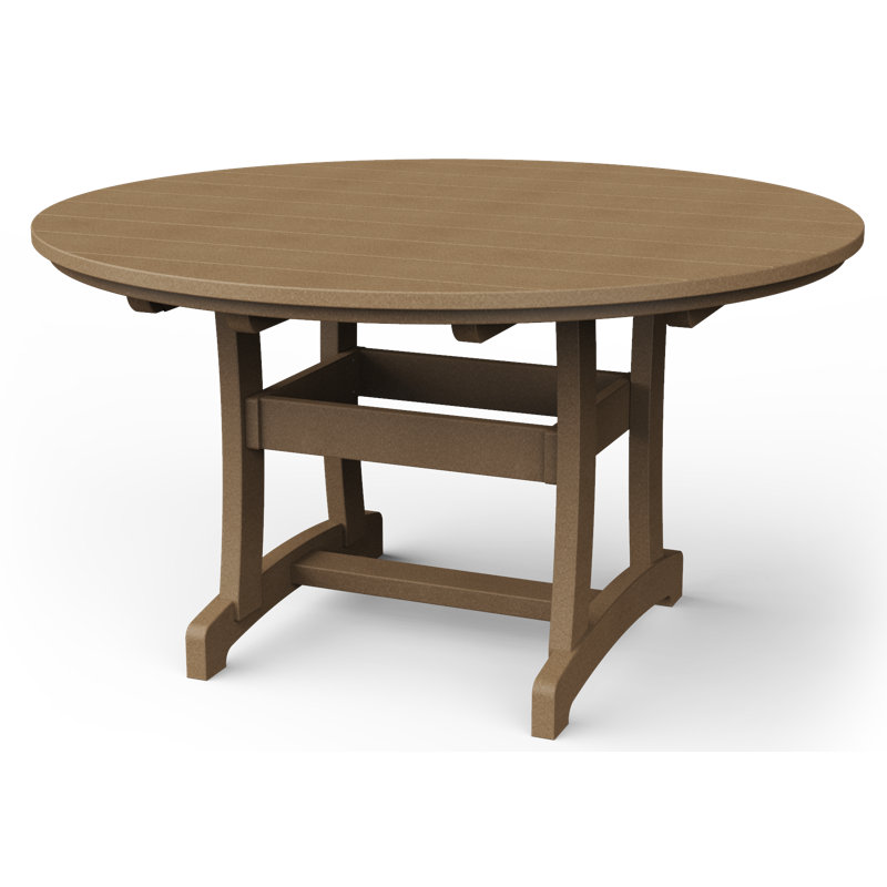 Table de salle à manger Stella, Brun foncé, H 54 po x l 54 po x P 54 po