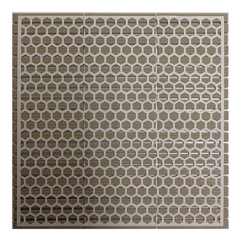 Yohen Border 0.49" x 4" Ceramic Mosaic Wall Tile, Green Mix