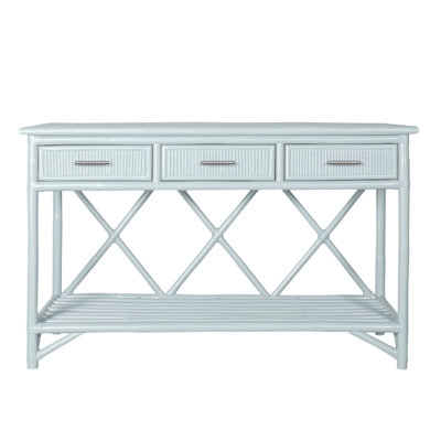 Pencil Rattan 54" Wide Console Table