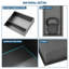 Double tablette de niche en acier inoxydable 21 po x 17 po, bronze industriel-766569598-766569568