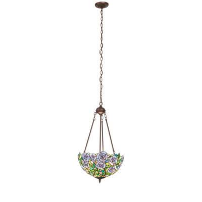 Luminaire suspendu bol 2 lumières Amiiyah