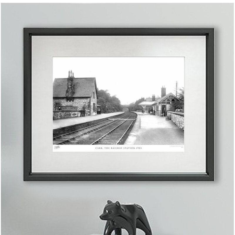 Cark, The Railway Station 1903 by Francis Frith - Single Picture Frame Print, 45cm H x 60cm W x 2.3cm D