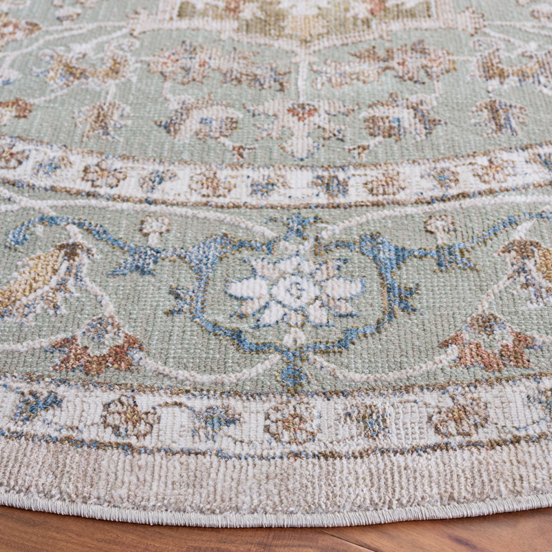 Ellwood 212 Performance Oriental Rug, Round 6'5"