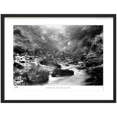 Clydach, The Wells 1893 - Single Picture Frame Print