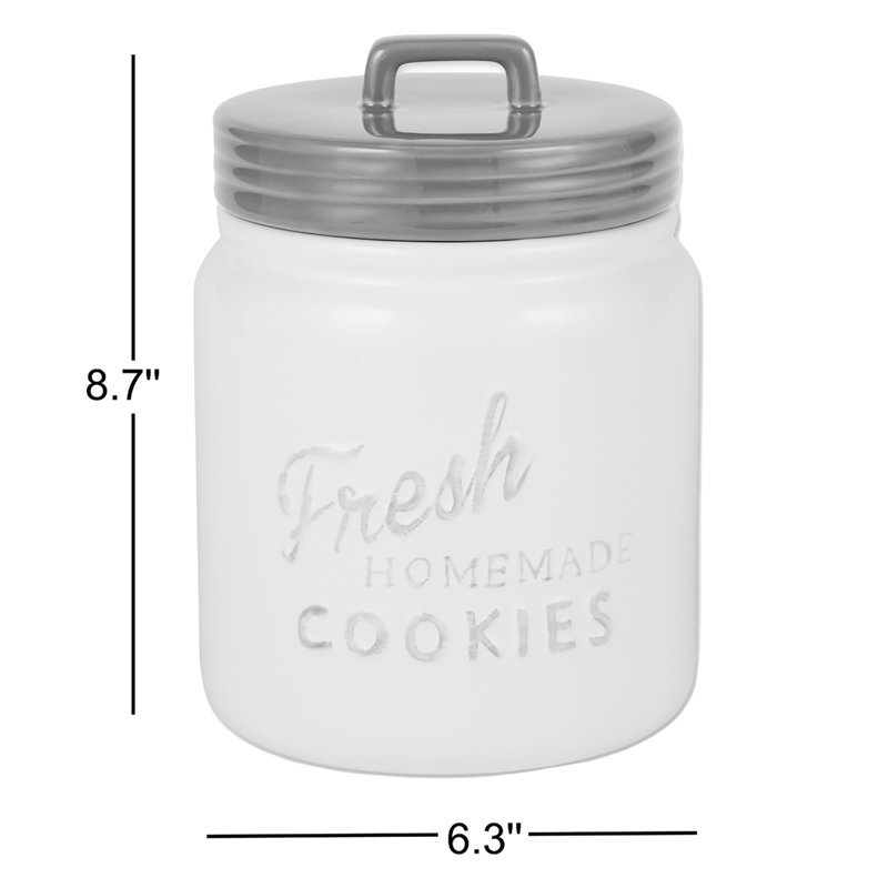 2,6 pte Bocal à biscuits, Noir