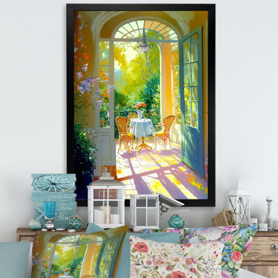 Après-midi soleil dans la maison du lac III - reproduction sur toile