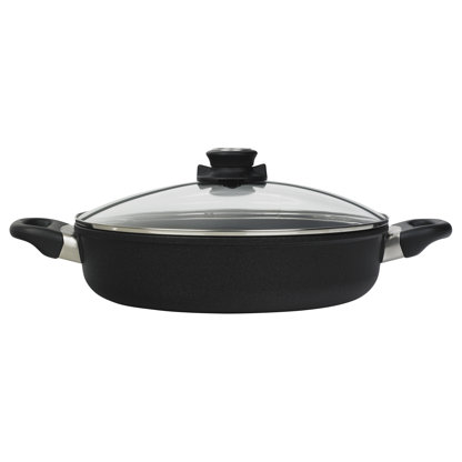 Swiss Diamond Induction Fry Pan with Lid - 12.5