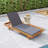 Premium Acacia Wood Chaise Lounge Set With Water-Resistant Cushions For Comfortable Outdoor Relaxation-114319309