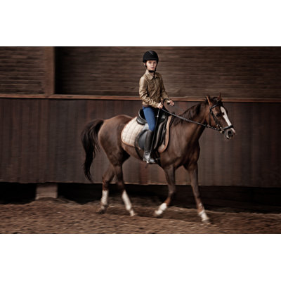 Horseback Riding Girl by Lorado